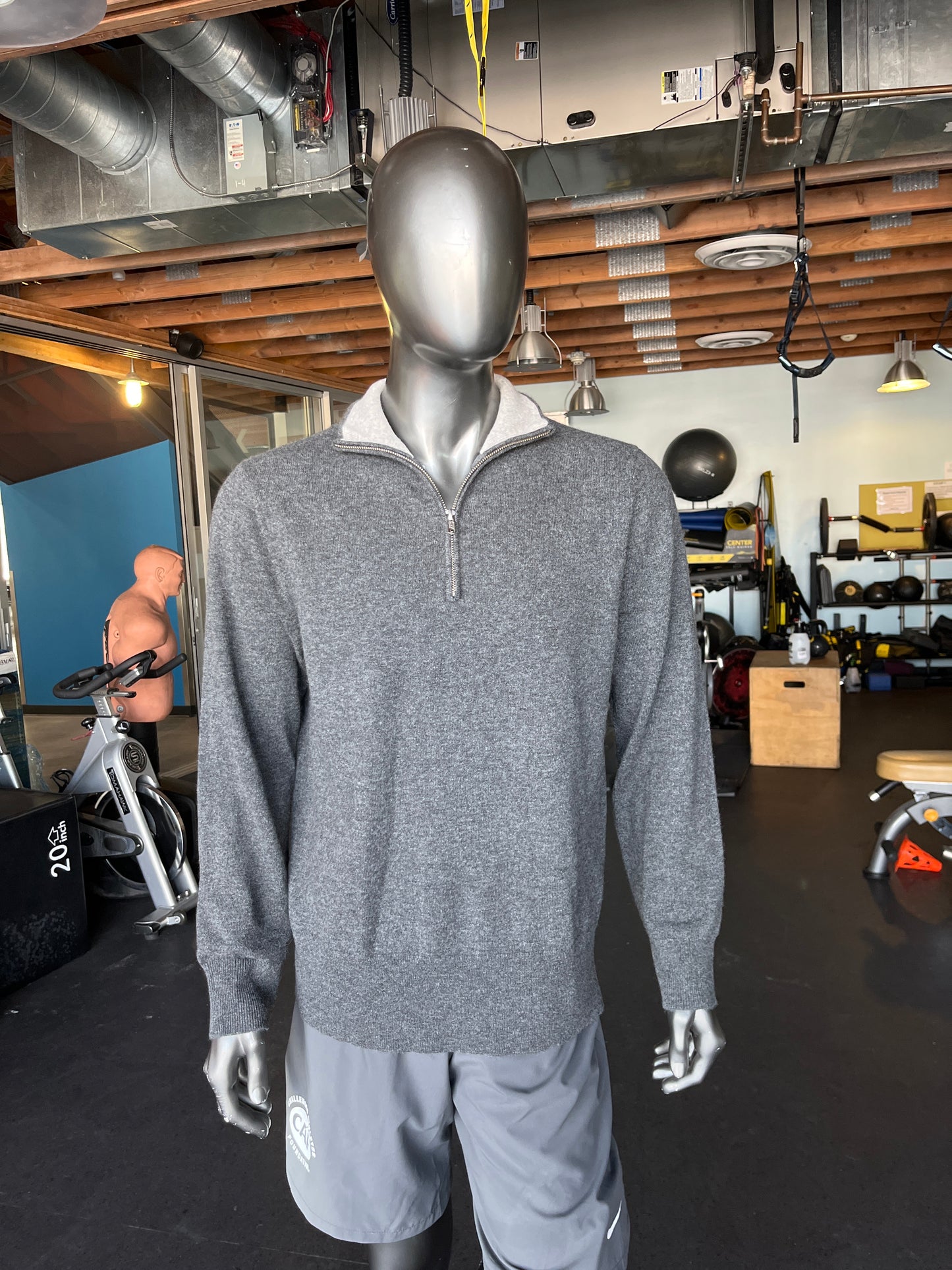 Men - Cashmere 1/4 Zip Sweater