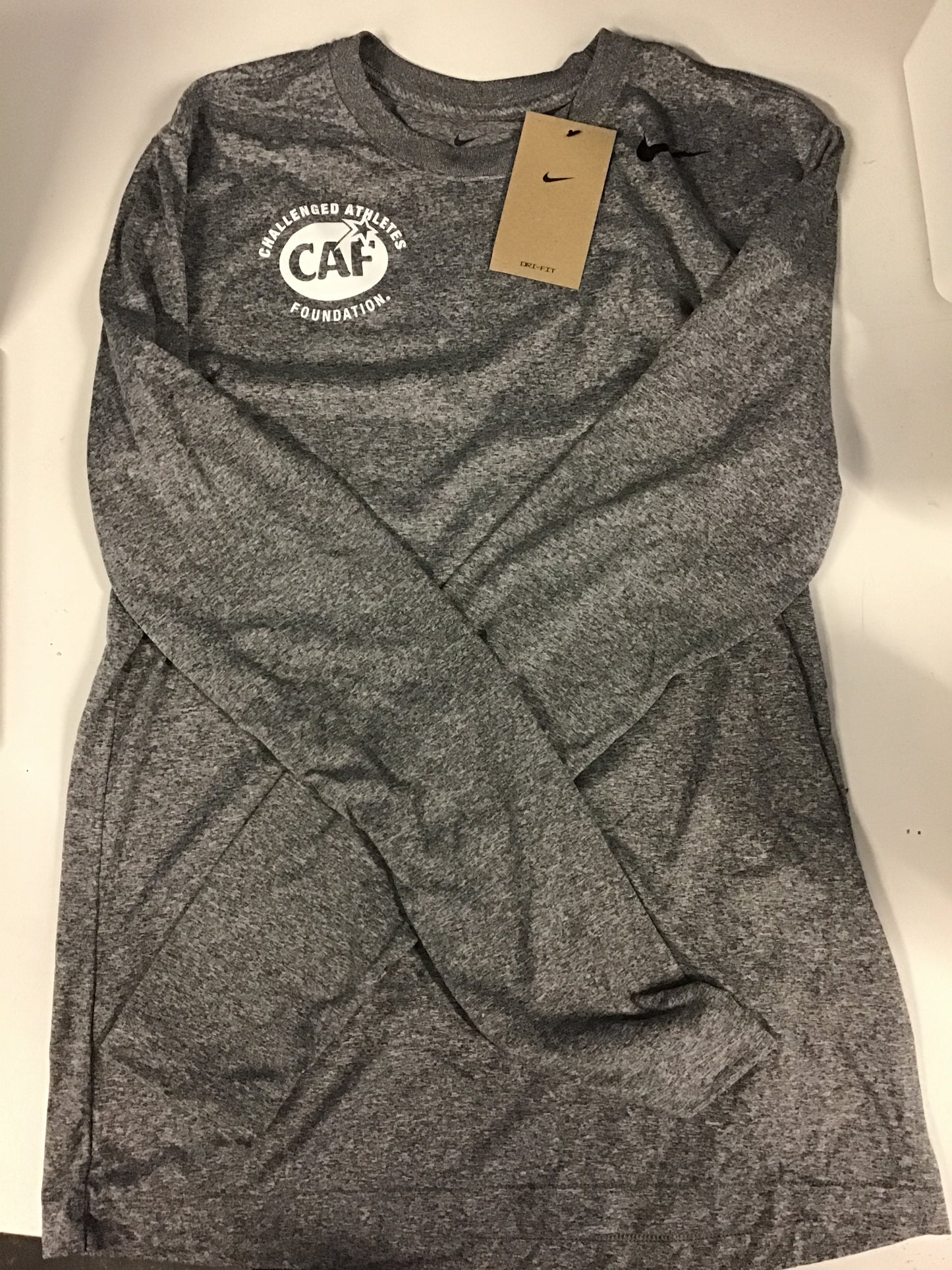 Men - Long Sleeve Dri Fit Shirt logo on R chest