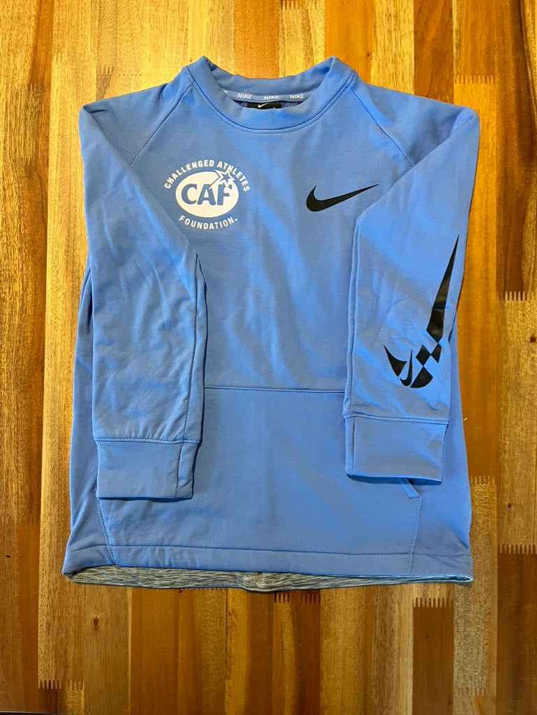 Youth Boys Premium - Nike Blue Pull Over SKU CU9128